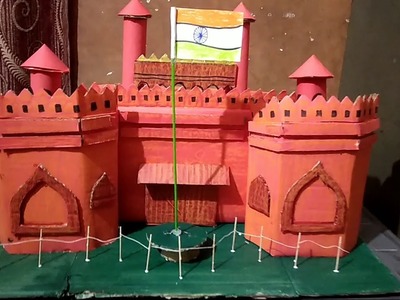 How to make a 3D model of Red Fort