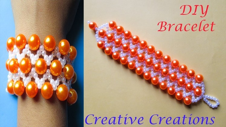 How to make a beautiful Bracelet by Pearl Beads