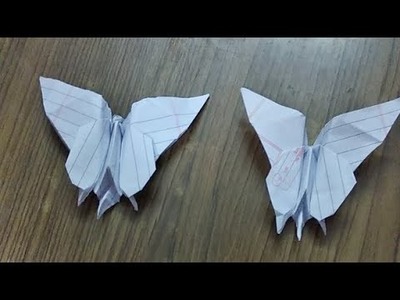 How To Make A Cute Paper Flapping Butterfly Very Easy ????????????