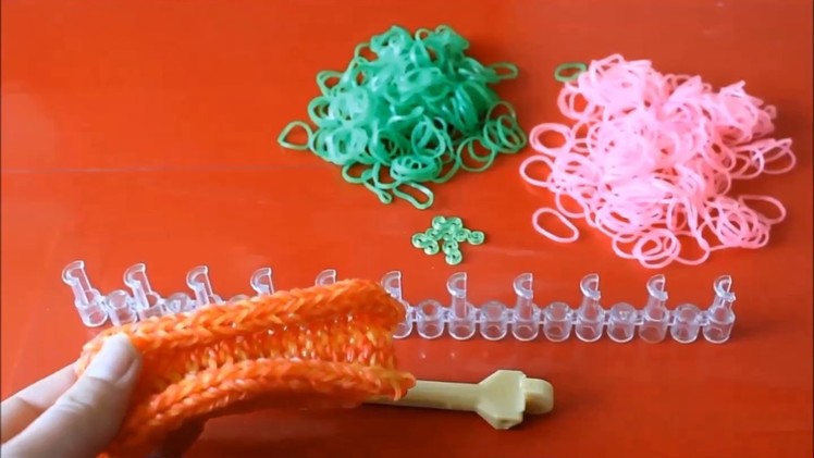 HOW TO MAKE A MUSTACHE BRACELET ON RAINBOW LOOM