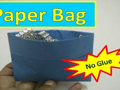 How to make a Paper Bag without Glue | Origami Bag |#TukkuTV
