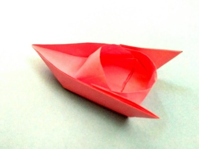 How to make a paper boat, origami boat that sail on water||