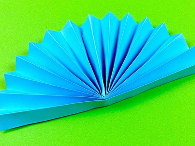 How to make a Paper Fan - Origami FAN