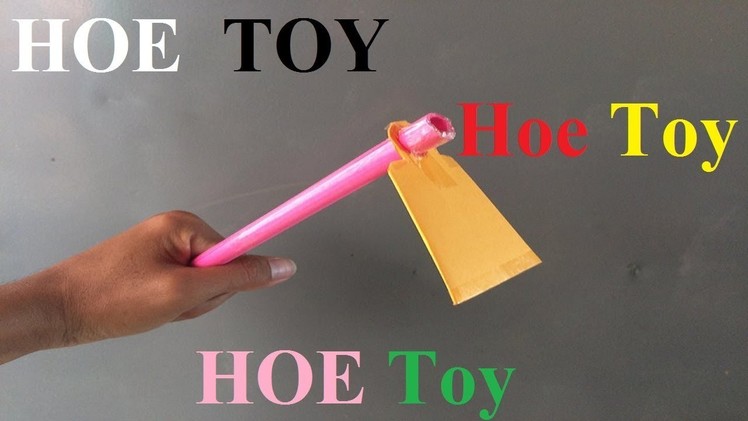 How to make a paper hoe