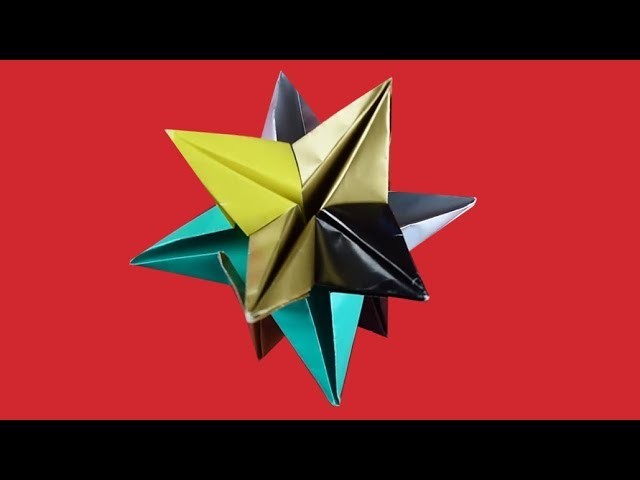 How To Make a Paper Omega Star   DIY Origami