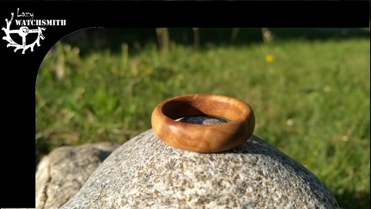 How to make a wooden ring (EASY)