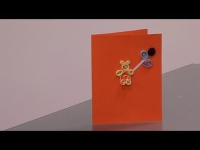 How to Make Baby Bear Card- HomeArtTv By Juan Gonzalo Angel