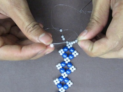 How to make easy pearl beaded Bracelet