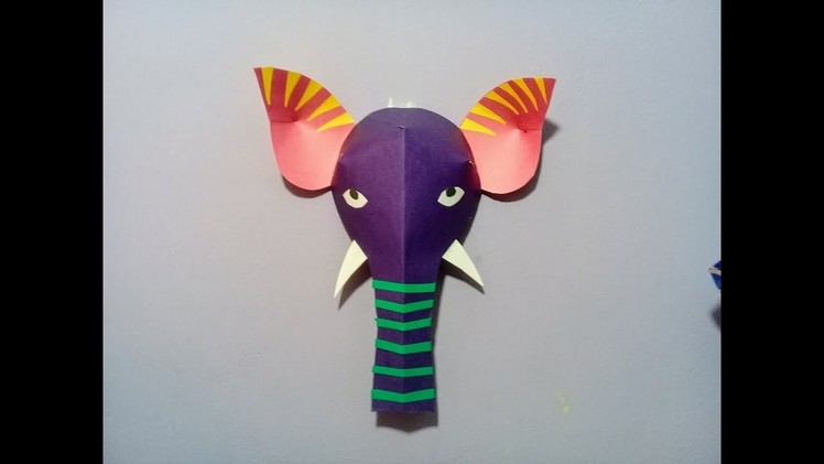 How to make elephant mask