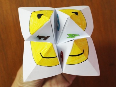 How to make Fortune Tellers out of paper