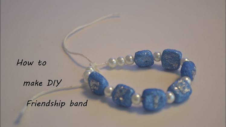 How to make friendship band at home |DIY Friendship band with paper clay