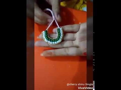 How to make necklace for laddu gopal.kanha ji. thakurji. yugle jodi