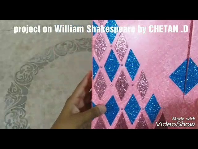 How to make Project on William Shakespeare