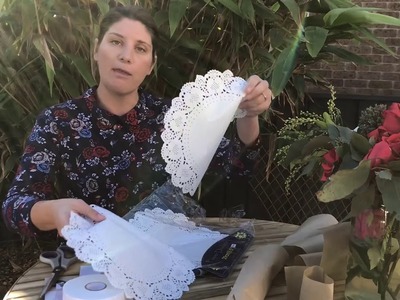 How to make wedding petal confetti cones.