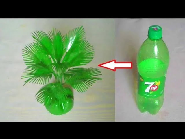 How to make wonderful plum tree with plastic bottle.usha crafts