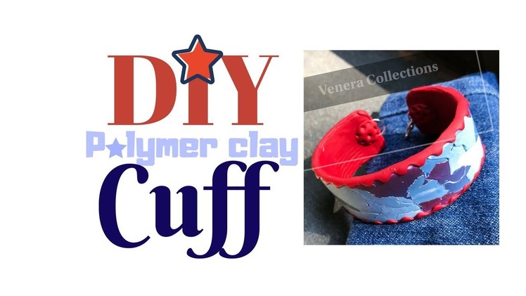 JULY 4th SPECIAL Poly Clay Bracelet - DIY Patriotic Jewelry #11