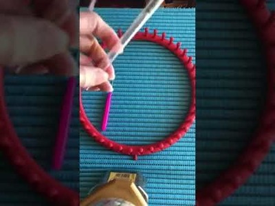 Learn to knit with loom - Học đan len căn bản với khung đan tròn Part 1