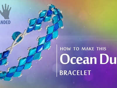 Left-handed ★ How to make this Ocean Duo Bracelet | GemDuo Seed beads