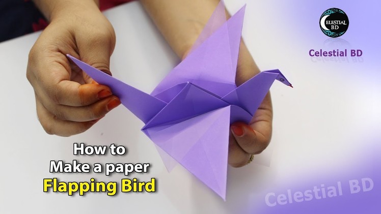 Origami flapping bird || how to make a paper flapping bird || flapping bird || paper bird