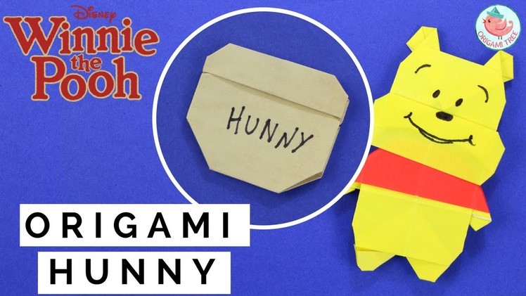 Origami Jug - Origami Winnie the Pooh Honey Jug - How to Fold Origami Jug