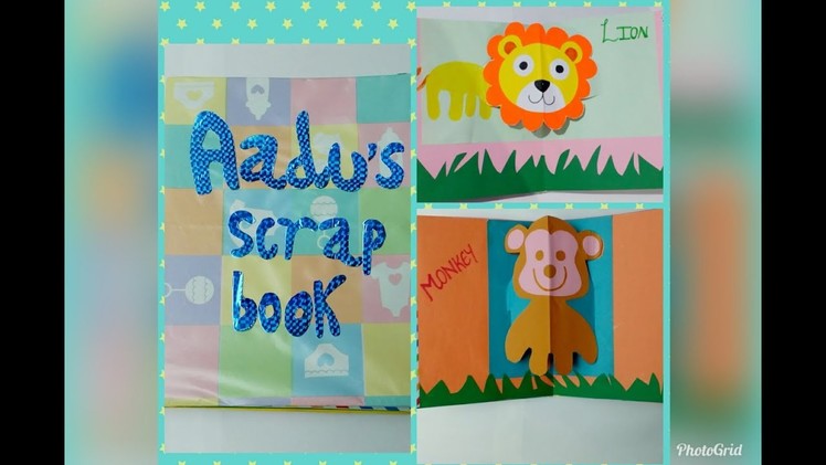 POP UP SCRAPBOOK FOR KIDS ! DIY PAPER CRAFT ! Scrapbook for my cute nephew (aadu) ????❤