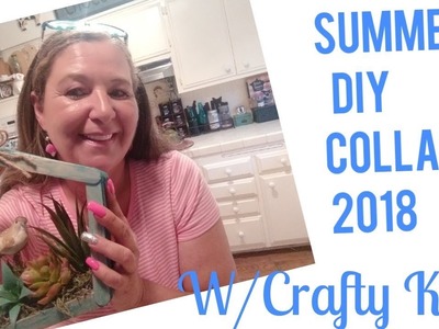 Summer DIY Collab 2018 w.Crafty Kitty How to make a Birdhouse  Box using all dollar tree items