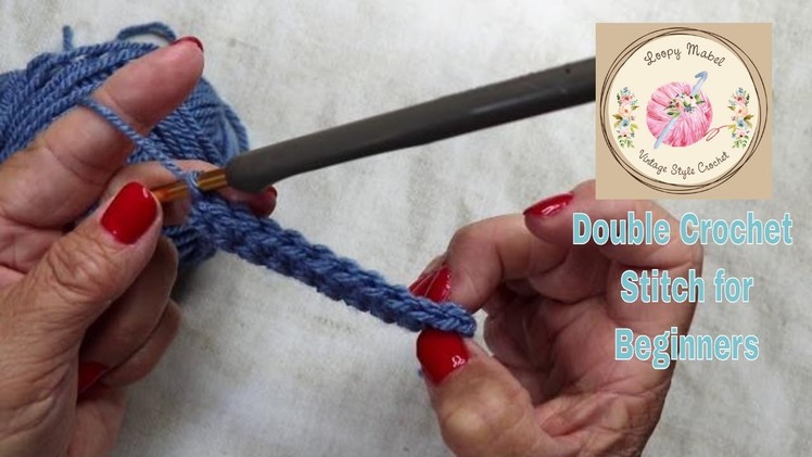Crochet for Beginners: How to Double Crochet Stitch Tutorial