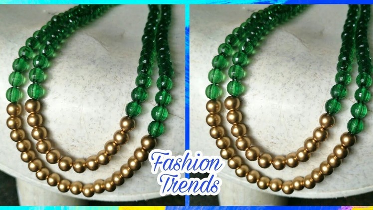 DIY Beads Necklace || DIY Long Necklace at Home
