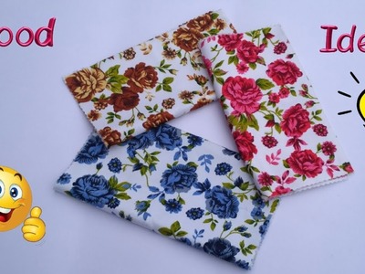 DIY Fabric Flowers making at home. Best out of Waste. How to use waste fabrics for home decor