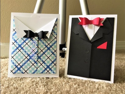 DIY | Father's Day Greeting Card | Shirt Shaped Card | Handmade