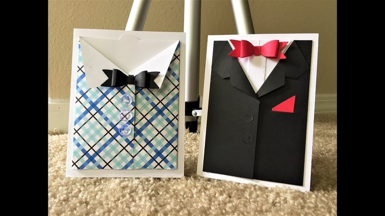 DIY | Father's Day Greeting Card | Shirt Shaped Card | Handmade