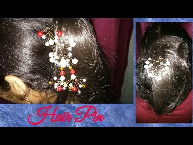 DIY HAIR Decoration Accessories|| DIY HAIR PIN ||Pearl hair accessories