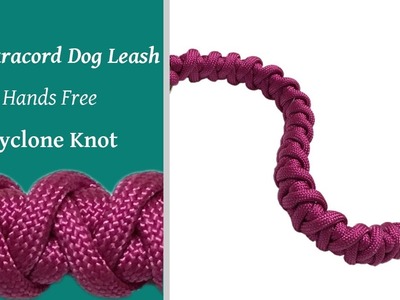 DIY - Hands Free - Paracord Dog Leash - Cyclone Knot