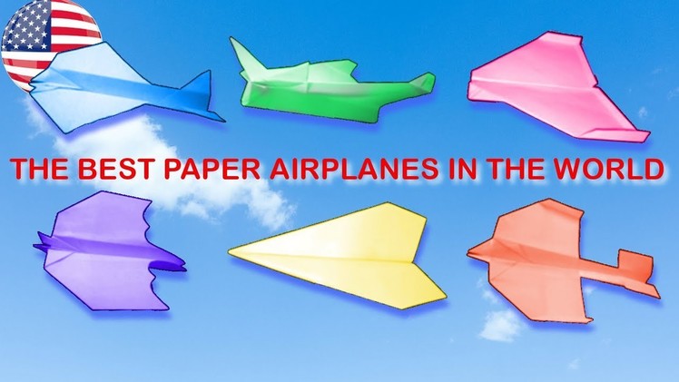DIY. How to make the best paper airplanes in the world. With subtitles.