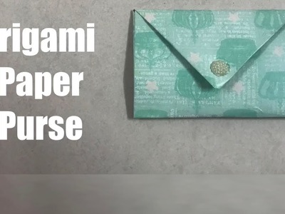 DIY Origami Paper Purse. Bag ( step by step)