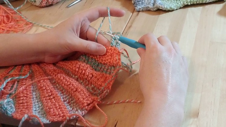 Double Treble Decrease dtr dec crochet stitch tutorial