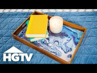 Easy DIY Paint Pour Tray - HGTV