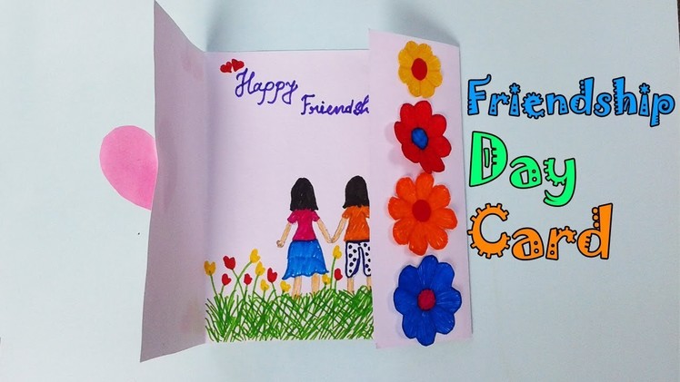 Friendship day card | How to make card for friends | DIY Friendship Day Card