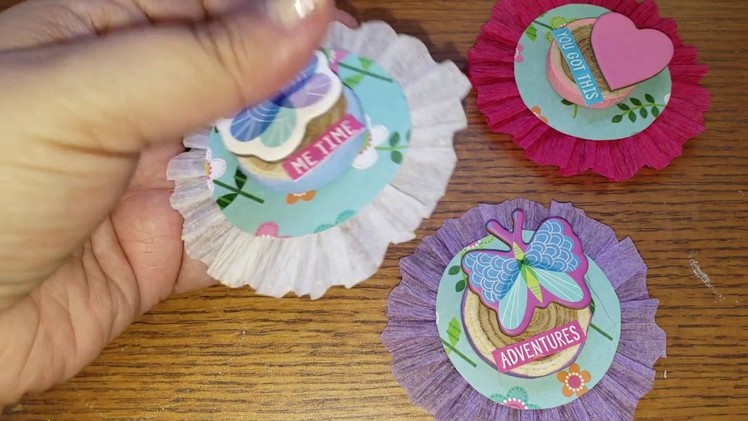 How I Make Crepe Paper Rosettes???????? Tutorial????PROJECT SHARE
