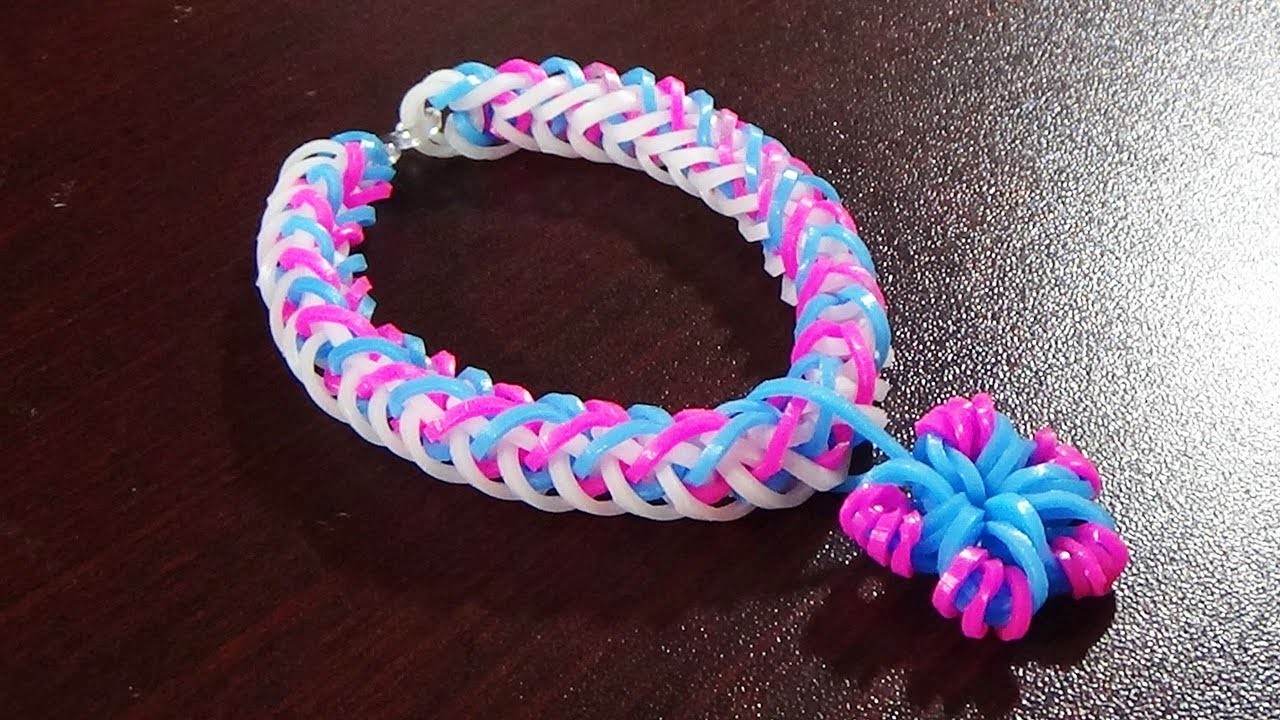 How To Make A Beautiful Bracelet With Rubber Bands | Loom Bracelet Band |