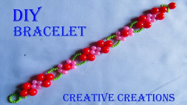 How to make a beautiful Bracelet at home by Creative Creations