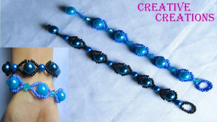 How to make a beautiful Pearl Beaded Bracelet