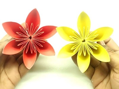 How to make a Kusudama Paper Flower | Origami Kusudama Flower | Smart Origami