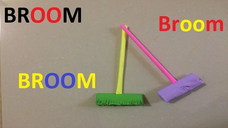 How to make a paper Broom