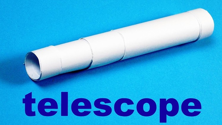How to make a telescope out of paper   easy origami