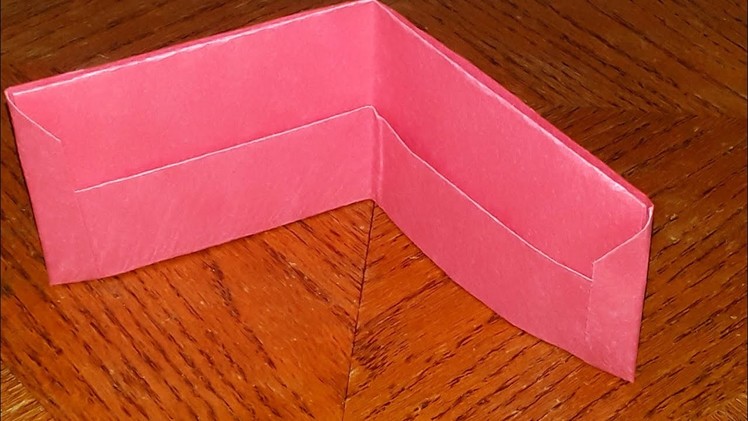 How to make a wallet out of paper EASY