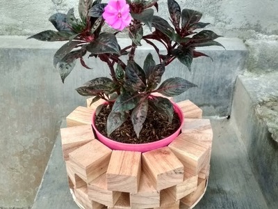 How To Make Amazing Circle Plant Stand - DIY Wooden Plant Stand