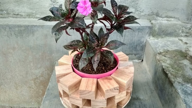 How To Make Amazing Circle Plant Stand - DIY Wooden Plant Stand