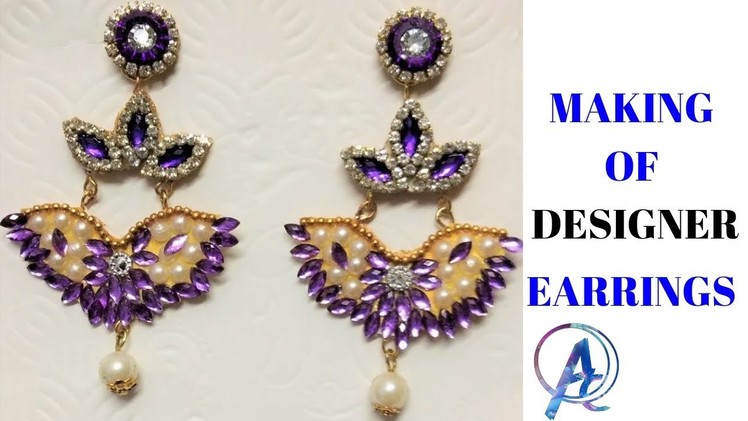 How to make Butterfly earrings || How to make designer earrings
