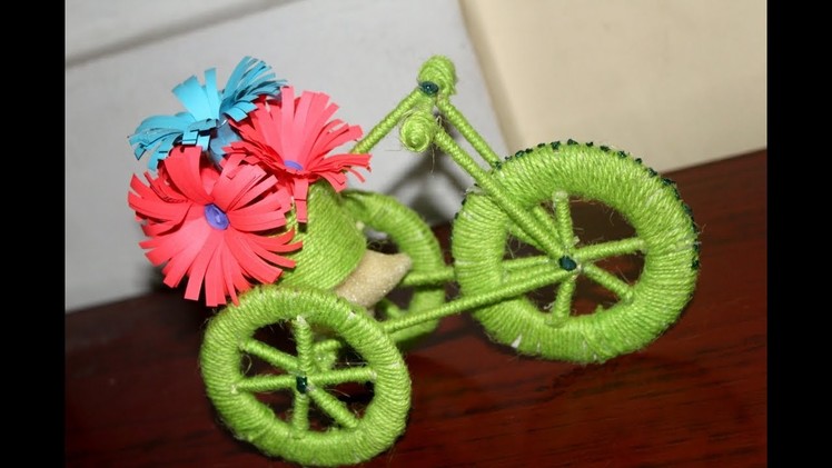 How To Make Easy Bicycle  || Beautiful Home Decoration